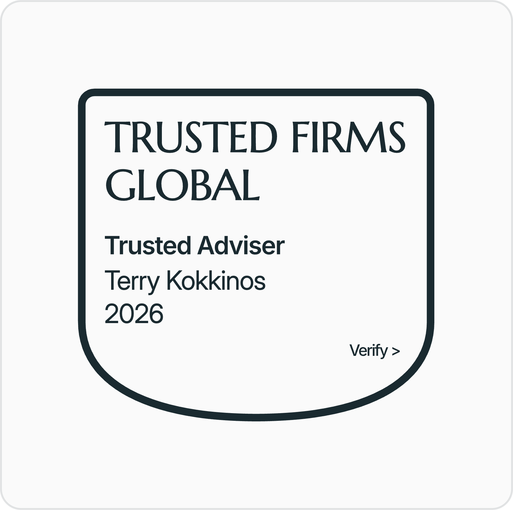 Trusted Adviser — Terry Kokkinos